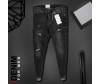 Classic Distressed Denim Jeans For Men